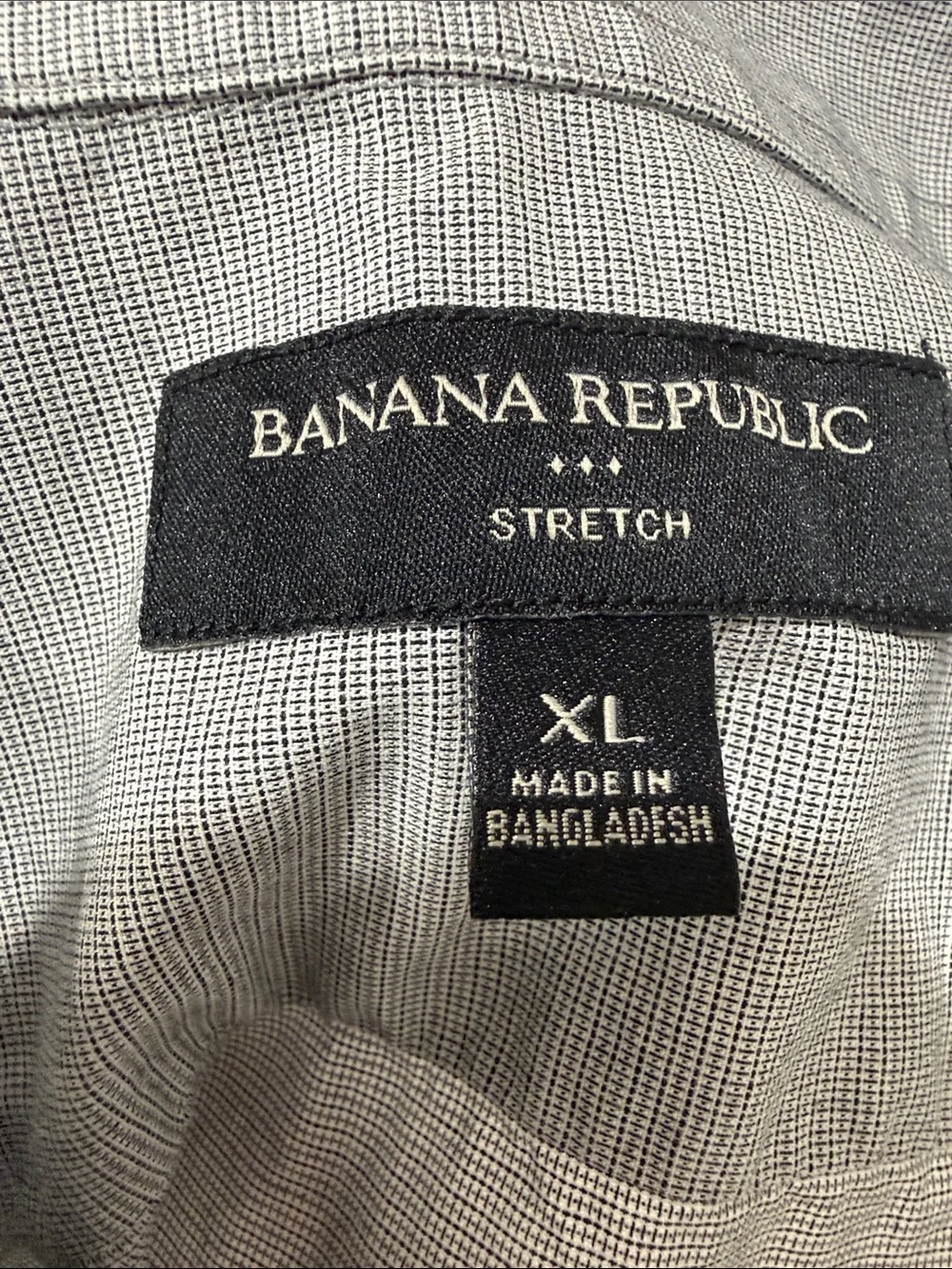 Banana Republic Men's Gray Button Down Shirt